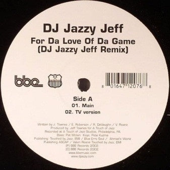 DJ Jazzy Jeff – Rock Wit U (Yoruba Soul Mix) / For Da Love Of Da Game (DJ Jazzy Jeff Remix) - VG+ 12" Single Record UK Vinyl - Hip Hop