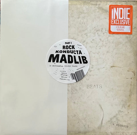 Madlib – Rock Konducta (Part 1) (2014) - New LP Record 2023 RSD Essential Clear Vinyl - Hip Hop / Instrumental / Krautrock