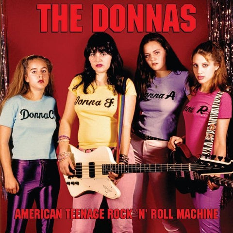 The Donnas – American Teenage Rock 'N' Roll Machine (1998) - New LP Record 2023 Real Gone Music Fire Orange With Black Swirl Vinyl - punk / power pop
