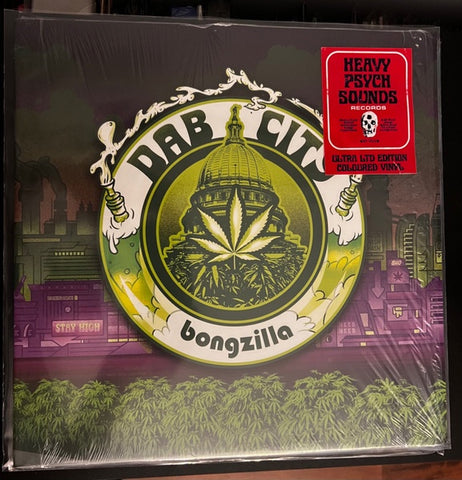 Bongzilla – Dab City - New LP Record 2023 Dabcity Heavy Psych Sounds  Italy Striped Violet, White & Green Vinyl - Sludge Metal / Doom / Stoner Rock