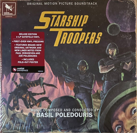 Basil Poledouris – Starship Troopers Original Motion Picture Soundtrack (1997) - New 2 LP Record 2023 Varèse Sarabande Vinyl - Soundtrack
