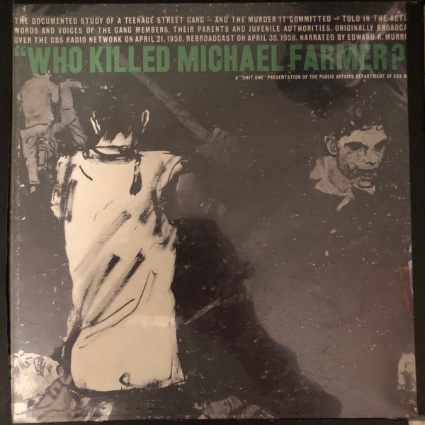 Andy Warhol Cover - Unknown Artist – "Who Killed Michael Farmer" - VG+ LP Record 1958 CBS News Public Affairs Department USA Vinyl - Education / Dialogue / Public Broadcast - Shuga Records