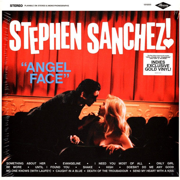 Stephen Sanchez – Angel Face - New LP Record 2023 Mercury Republic Gold Vinyl & Poster - Pop Rock / Indie Pop
