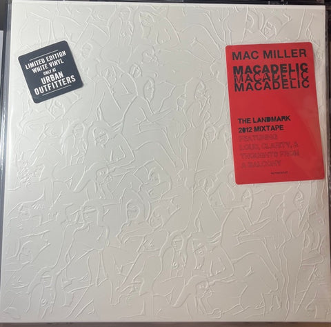 Mac Miller – Macadelic (2012) - New 2 LP Record 2022 Rostrum Urban Outfitters Exclusive White Vinyl - Hip Hop