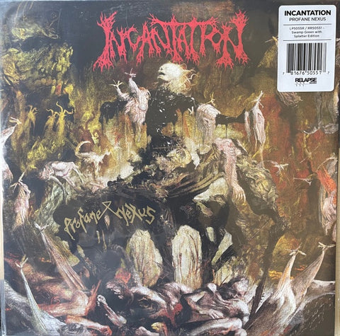 Incantation – Profane Nexus (2017) - New LP Record 2023 Relapse Green With Multi-Colored Splatter Vinyl - Death Metal