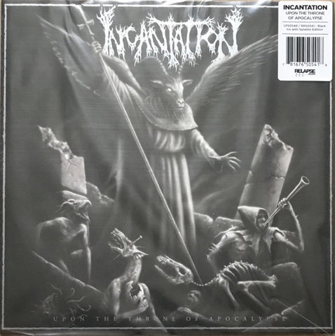 Incantation – Upon The Throne Of Apocalypse (1995) - New LP Record 2023 Relapse Black Ice With Splatter Vinyl & Insert - Death Metal