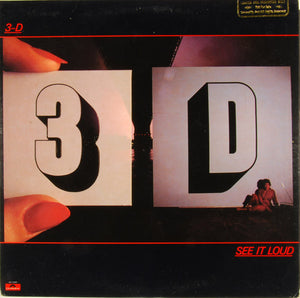 3-D – See It Loud - Mint- 1980 USA Promo - New Wave/Power Pop