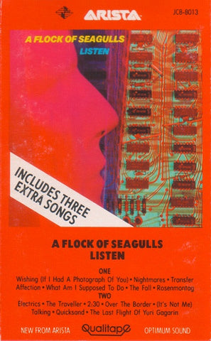 A Flock Of Seagulls – Listen - Used Cassette 1983 Jive Tape - New Wave / Synth-pop