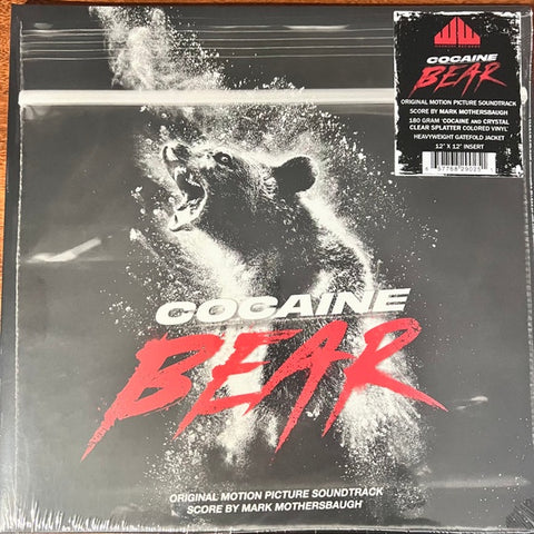 Mark Mothersbaugh – Cocaine Bear (Original Motion Picture Soundtrack) - New LP Record 2023 Waxwork Universal Back Lot Cocaine and Crystal Clear 180 Gram Vinyl & Insert - Soundtrack