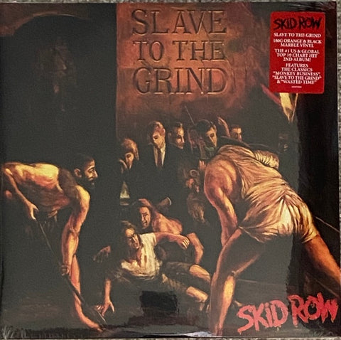 Skid Row – Slave To The Grind (1991) - New 2 LP Record 2023 Atlantic BMG 180 gram Orange & Black Marbled Vinyl - Heavy Metal / Glam