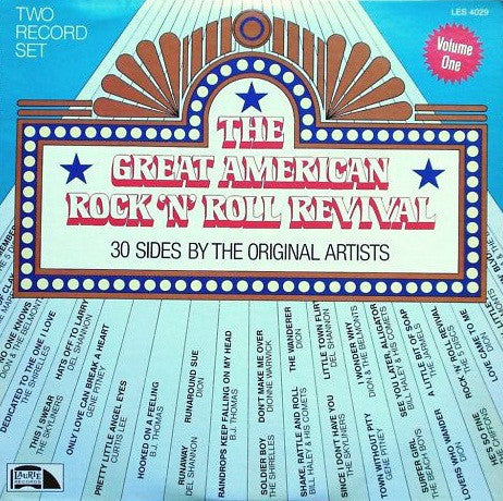 Various – The Great American Rock 'N' Roll Revival (30 Sides By The Original Artists) - VG+ 2 LP USA 1980