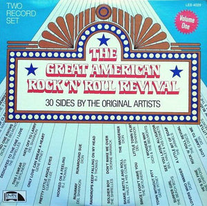 Various – The Great American Rock 'N' Roll Revival (30 Sides By The Original Artists) - VG+ 2 LP USA 1980