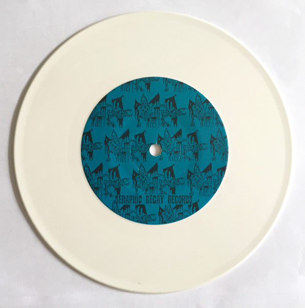 Thyabhorrent – Death Rides At Dawn - Mint- 7" EP Record 1990 Seraphic Decay USA White Vinyl - Death Metal - Shuga Records