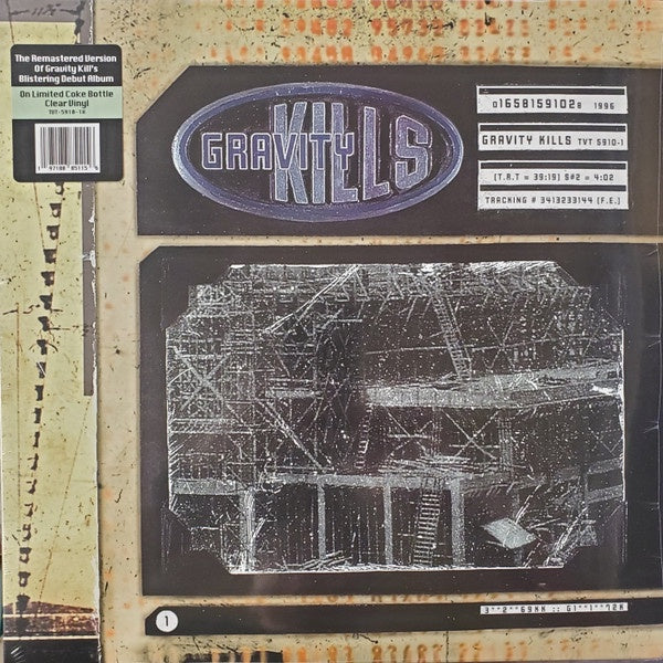Gravity Kills – Gravity Kills (1996) - New LP Record 2023 TVT Coke Bottle Clear Vinyl - Alternative Rock / Industrial - Shuga Records