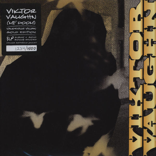 Viktor Vaughn ‎– Vaudeville Villain (Gold Edition)(2003) - New 3 LP Record 2011Sound-Ink USA Black & Gold Vinyl, Numbered 938/1500 & Screened Cover - Hip Hop / MF DOOM