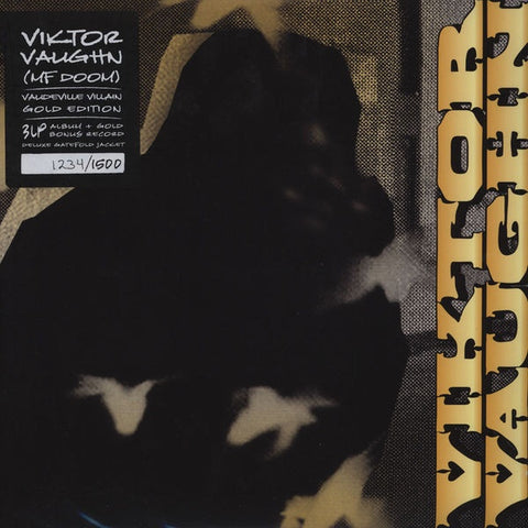 Viktor Vaughn – Vaudeville Villain (Gold Edition)(2003) - New 3 LP Record 2011 Sound-Ink USA Black & Gold Vinyl & Numbered - Hip Hop / Instrumental