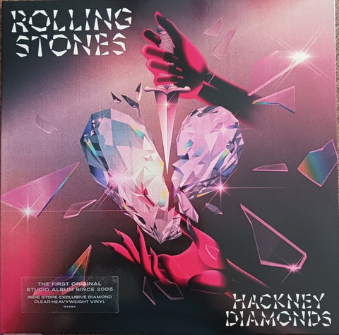 The Rolling Stones – Hackney Diamonds - New LP Record 2023 Polydor Clear Diamond Vinyl - Pop Rock / Blues Rock