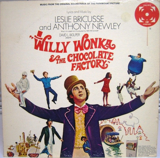 Leslie Bricusse and Anthony Newley – Willy Wonka & The Chocolate Factory - Mint- LP Record 1973 Paramount USA Vinyl - Soundtrack - Shuga Records