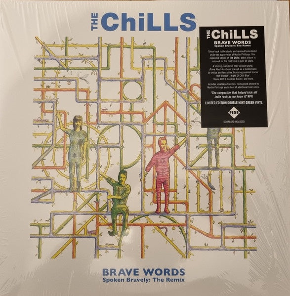 The Chills – Brave Words (1987)(Spoken Bravely The Remix) - New 2 LP Record 2023 Fire UK Mint Green Vinyl - Indie Rock / Jangle Pop