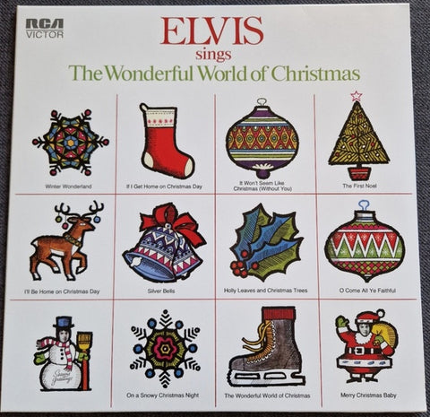 Elvis – Elvis Sings The Wonderful World Of Christmas (1971) - New LP Record 2023 RCA Victor Sony Legacy Vinyl - Holiday