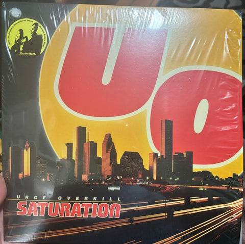 Urge Overkill – Saturation - New LP Record 2023 Porterhouse Geffen Opaque Yellow Vinyl - Alternative Rock / Power Pop