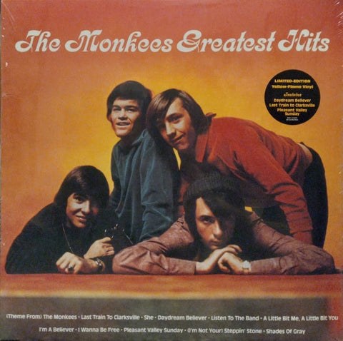 The Monkees – The Monkees Greatest Hits (1976) - New LP Record 2023 Rhino Yellow Flame Vinyl - Pop Rock