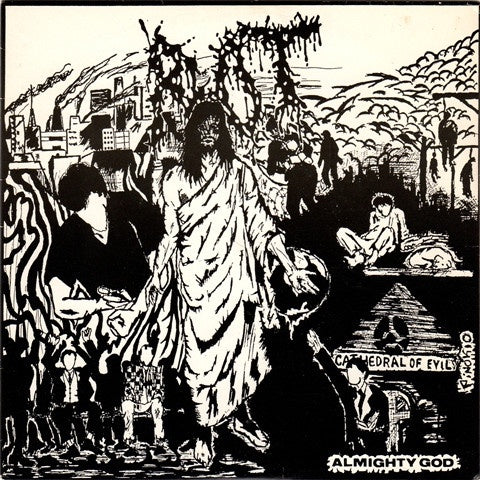 Rot – Almighty God - Mint- 7" EP Record 1991 Maggot Fucker France Vinyl - Grindcore