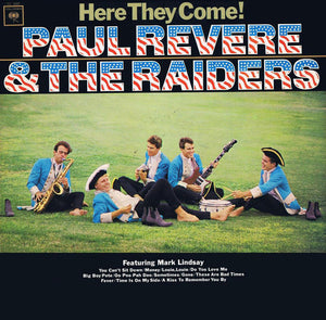 Paul Revere & The Raiders Featuring Mark Lindsay ‎– Here They Come! - VG Lp Record 1965 CBS USA Mono Vinyl - Garage Rock / Rock & Roll