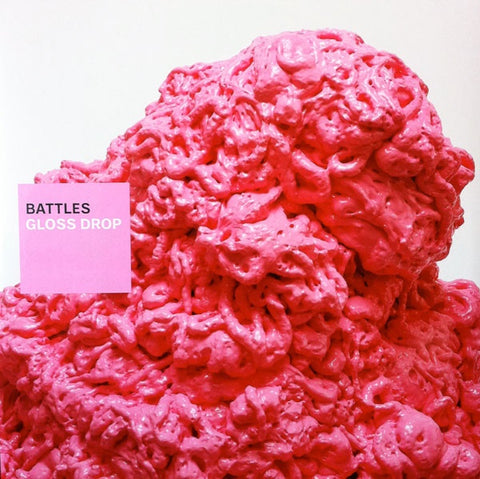Battles - Gloss Drop - Mint- 2 LP Record 2011 Warp Europe Vinyl, Poster - Math Rock / Experimental