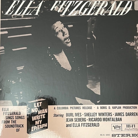 Ella Fitzgerald – Ella Fitzgerald Sings Songs From Let No Man Write My Epitaph (1960) - New LP Record 2023 Verve 180 gram Vinyl - Jazz