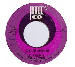 Junior Walker & The All Stars ‎– Come See About Me / Sweet Soul VG 7" Record Single 45 Rpm 1967 Vinyl USA - Soul