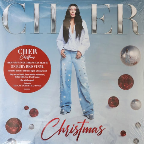 Cher – Christmas - New LP Record 2023 Warner Ruby Red Vinyl - Holiday / Christmas