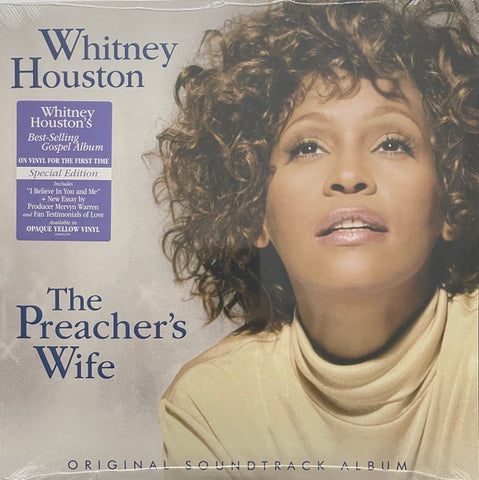 Whitney Houston – The Preacher's Wife (1996) - New 2 LP Record 2023 Arista Yellow Opaque Vinyl - Soundtrack
