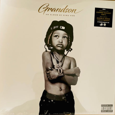 King Von – Grandson - New LP Record 2023 Empire Only The Family Copper Nugget Vinyl - Hip Hop / Trap / Drill