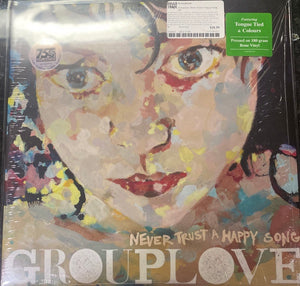 Grouplove - Never Trust A Happy Song (2011) - New LP Record 2023 Atlantic Canvasback 180 gram Bone Vinyl - Indie Pop - Shuga Records
