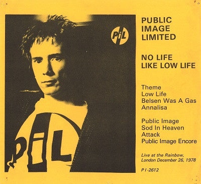 Public Image Limited – No Life Like Low Life - VG+ LP Record 1980 USA Vinyl - Punk / Post-Punk - Shuga Records