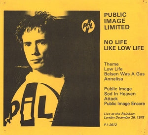 Public Image Limited – No Life Like Low Life - VG+ LP Record 1980 USA Vinyl - Punk / Post-Punk - Shuga Records