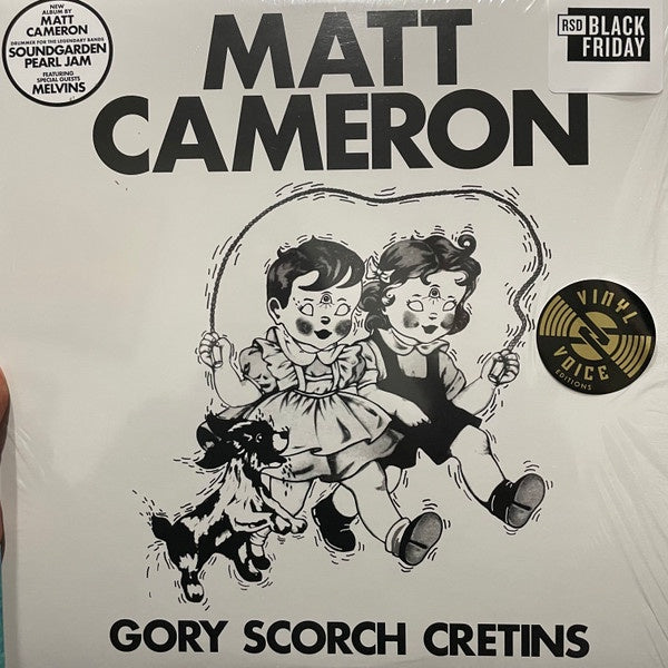 Matt Cameron - Gory Scorch Cretins - New LP Record Store Day Black Friday 2023 Keep It Trippy RSD White Vinyl - Alternative Rock / Grunge - Shuga Records