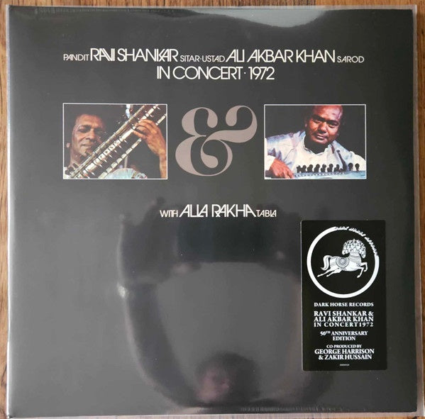 Ravi Shankar, Ali Akbar Khan – In Concert 1972 - New 2 LP Record Store Day Black Friday 2023 Dark Horse RSD Vinyl - World / Indian Classical - Shuga Records