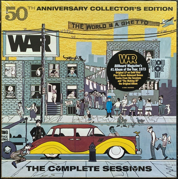 War – The World Is A Ghetto (The Complete Sessions) (1972) - New 5 LP Record Store Day Black Friday Box Set 2023 Rhino RSD Gold Vinyl - Funk / Soul - Shuga Records
