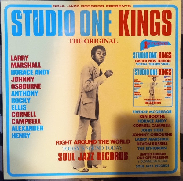 Various – Studio One Kings (2007) - New 2 LP Record Store Day Black Friday 2023 Soul Jazz RSD Yellow Vinyl & Download - Reggae / Roots Reggae / Rocksteady / Lovers Rock - Shuga Records