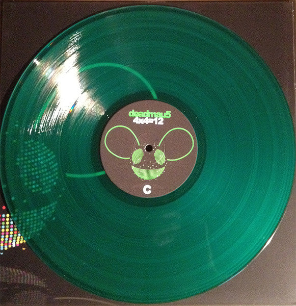 Deadmau5 ‎– 4x4=12 - Mint- 2 LP Record 2011 Ultra Music USA Red & Green Vinyl - Electronic / Electro House / Dubstep - Shuga Records