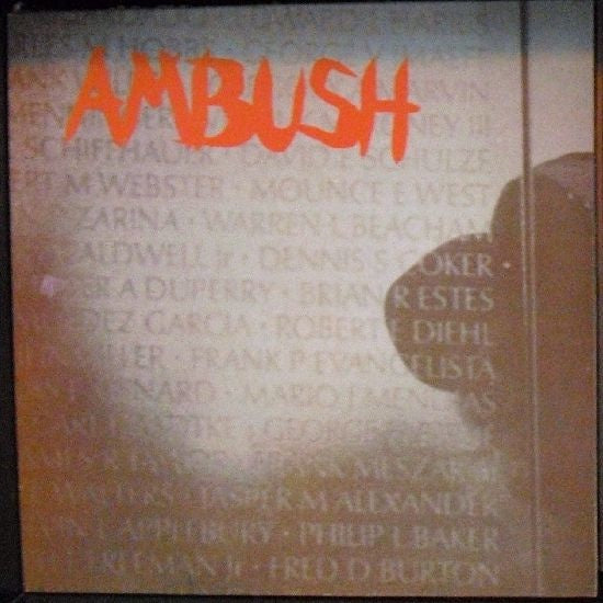Stev Manteiv – Ambush - VG+ LP Record 1985 Self Released USA vinyl - Rock / Folk Rock