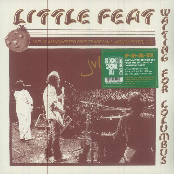 Little Feat – Live At Manchester Free Trade Hall, Manchester, U.K. July 29, 1977 - New 3 LP Record Store Day Black Friday 2023 Warner Rhino RSD Vinyl - Pop Rock / Blues Rock - Shuga Records