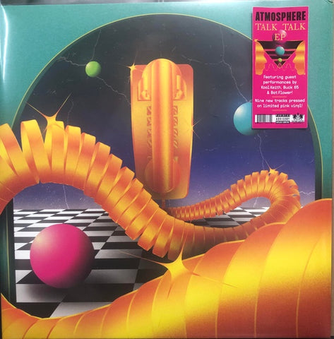 Atmosphere - Talk Talk EP - New EP Record 2023 Rhymesayers Entertainment Pink Vinyl - Hip Hop / Conscious