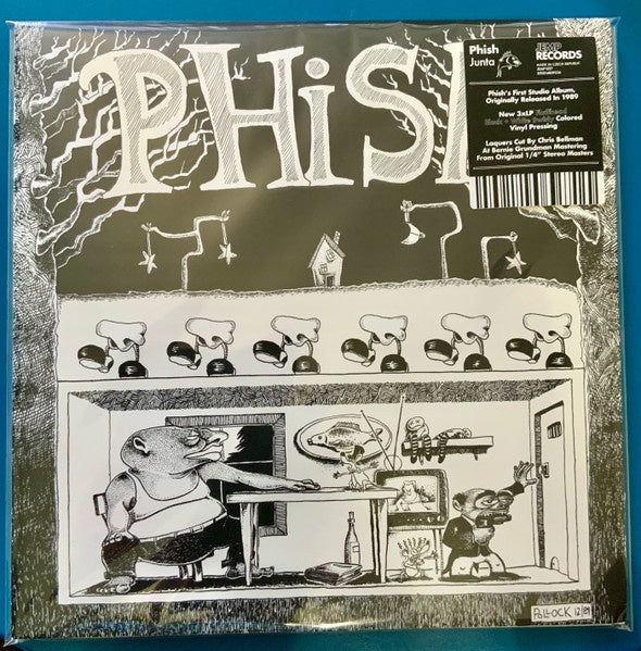 Phish - Junta (1989) - Mint- 3 LP Record 2023 Jemp USA Fluffhead Black & White Swirly Vinyl - Psychedelic Rock / Progressive / Jam Band - Shuga Records