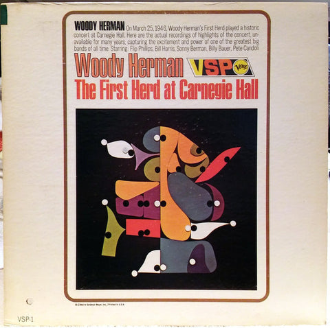 Woody Herman – The First Herd At Carnegie Hall - VG+ USA 1966 Jazz