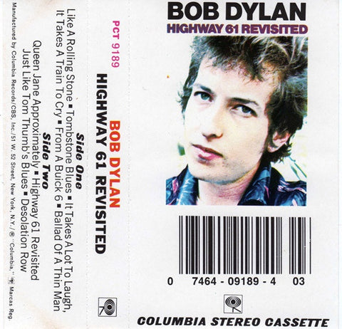 Bob Dylan – Highway 61 Revisited - Used Cassette Columbia Tape - Folk Rock / Blues Rock