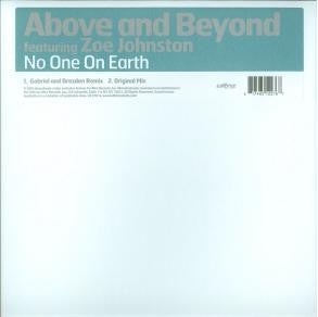 Above And Beyond Featuring Zoe Johnston – No One On Earth - New 12" Single Record 2004 Ultra Records Vinyl - Trance - Shuga Records
