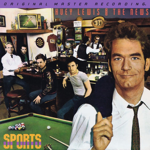 Huey Lewis And The News – Sports - Mint- LP Record 1983 Mobile Fidelity Sound Lab Japan Vinyl & 2x Inserts - Pop Rock